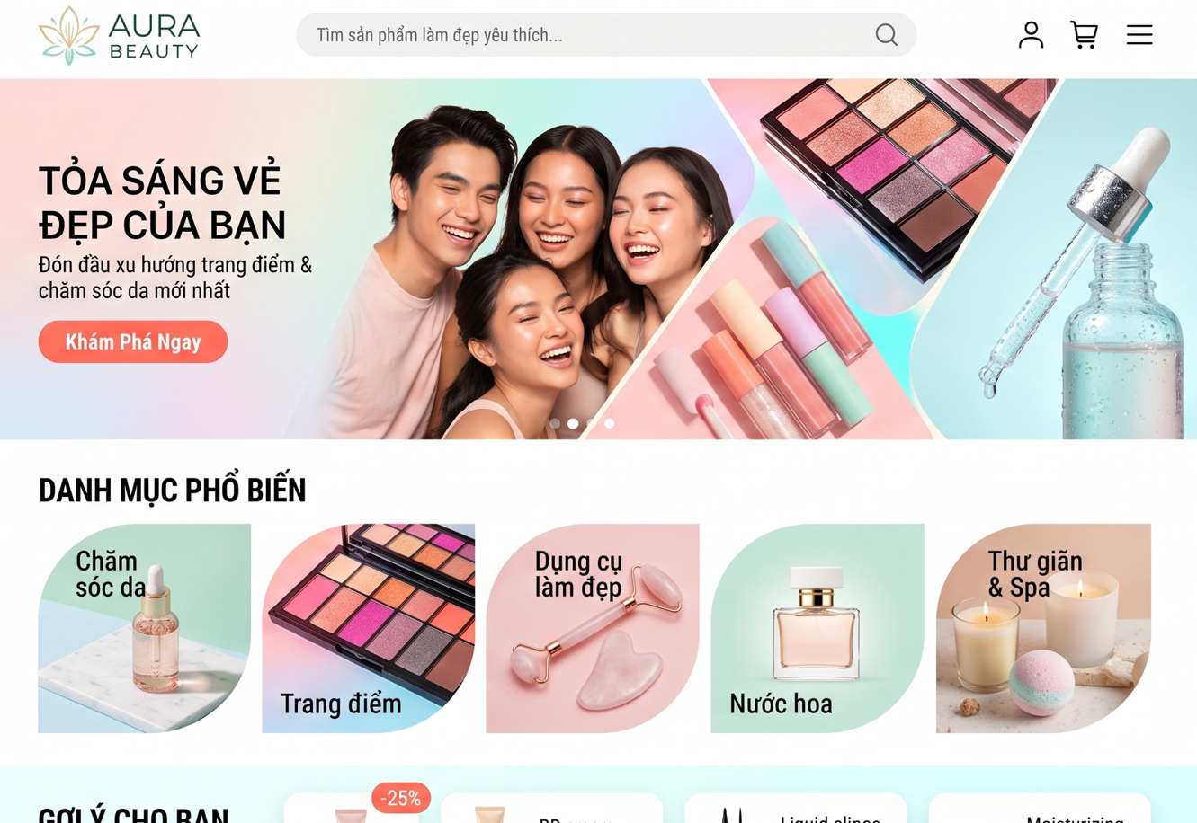 Website Aura Beauty